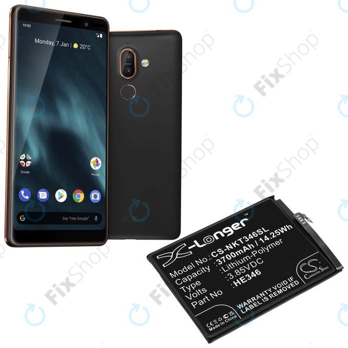 Nokia 7 Plus - Baterie HE346 3700mAh HQ