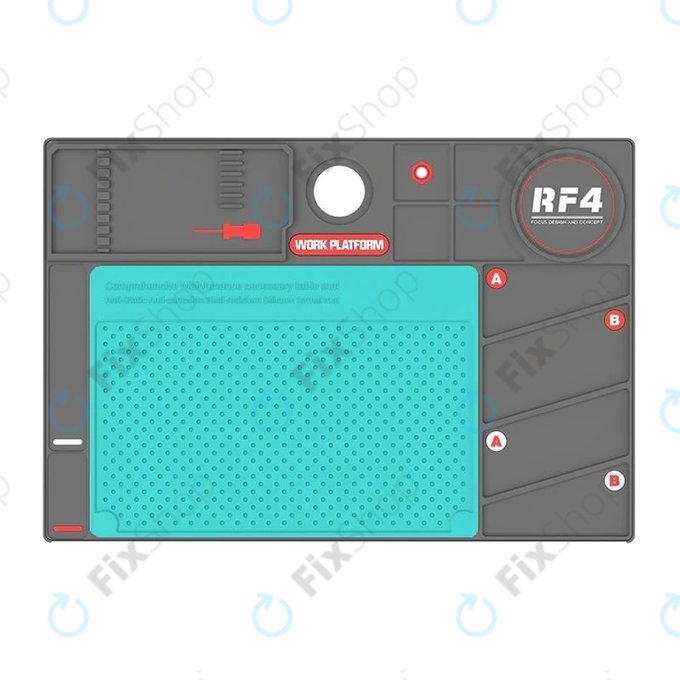 Refox RF4 Work Platform - ESD Antistatická Teplovzdorná Silikonová Podložka