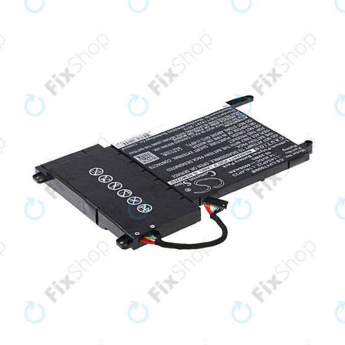 Baterie pro Lenovo Eraser Y700, IdeaPad Y700, 4000mAh, Li-Pol, 14.8V, L14S4P22, HQ