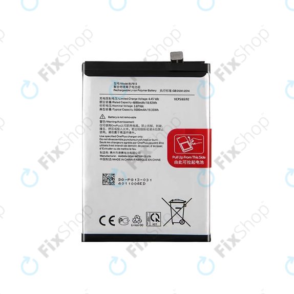 OnePlus Nord N100 BE2013 BE2015 - Baterie BLP813 5000mAh - 1031100034 Genuine Service Pack