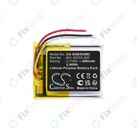 Baterie pro GoPro Hero 4 Session, Hero 5 Session, 800mAh, Li-Pol, 3.7V, 601-06750-000, HQ