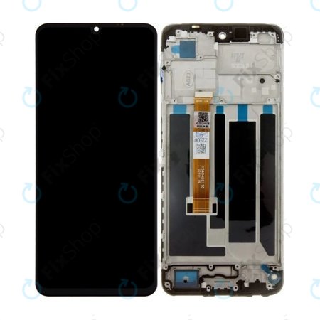 Realme C53 RMX3760 - LCD Displej + Dotykové Sklo + Rám (Mighty Black) TFT