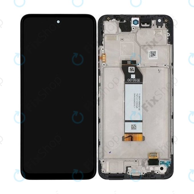 Xiaomi Redmi Note 10 5G - LCD Displej + Dotykové Sklo + Rám (Graphite Gray) - 5600020K1900 Genuine Service Pack