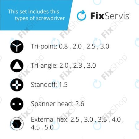 Jakemy JM-8163 - Sada Servisního Nářadí pro Servis Elektroniky 62v1