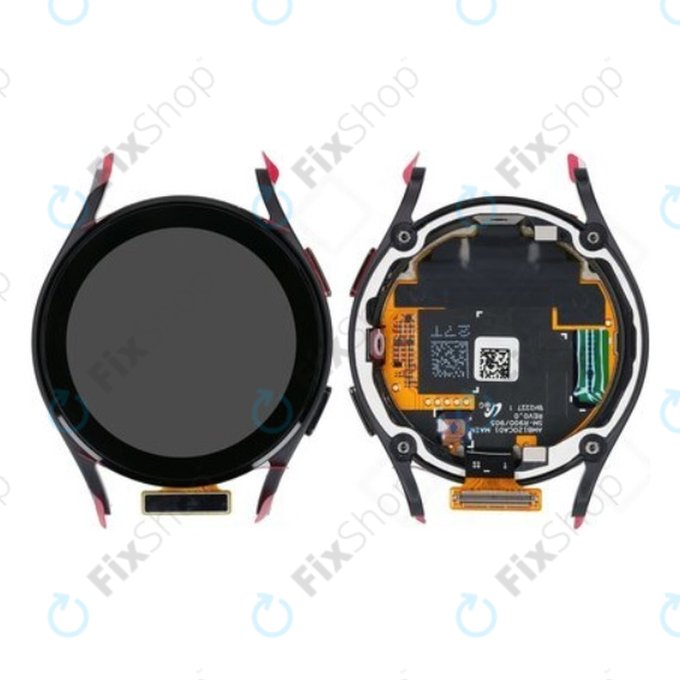 Samsung Galaxy Watch 5 40mm R900 - LCD Displej + Dotykové Sklo + Rám (Graphite) - GH82-30040A Genuine Service Pack