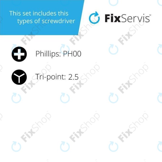 Jednoduché Šroubováky - Křižový + Tri-Point (MacBook)