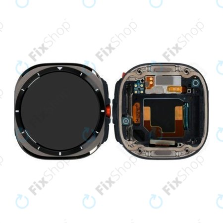 Samsung Galaxy Watch Ultra (LTE) SM-L705U - LCD Displej + Dotykové Sklo + Rám (Titanium) - GH82-35194B Genuine Service Pack