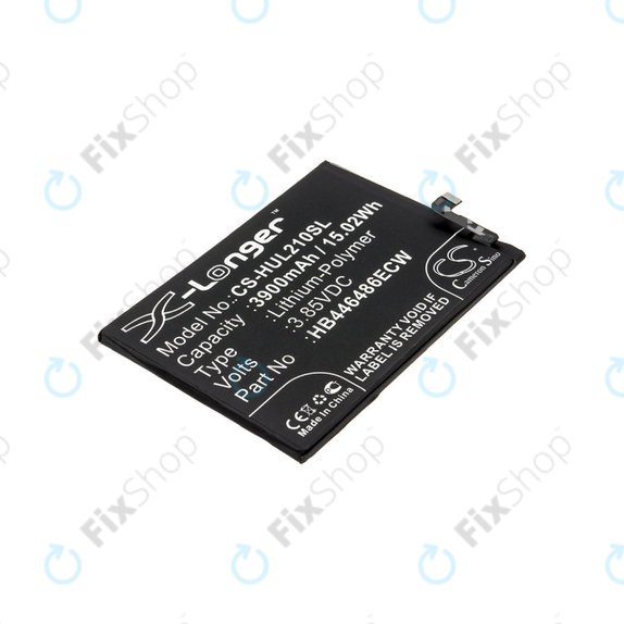 Baterie pro Huawei P Smart Pro 2019, 3900mAh, Li-Pol, 3.85V, HB446486ECW, HQ