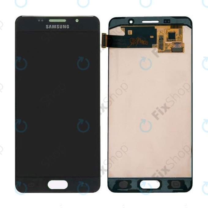 Samsung Galaxy A5 A510F (2016) - LCD Displej + Dotykové Sklo (Black) - GH97-18250B Genuine Service Pack