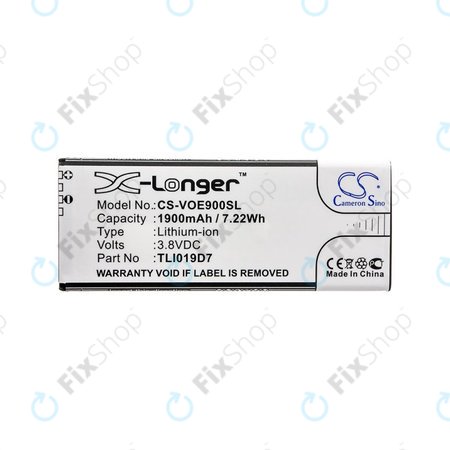 Baterie pro Alcatel 1 Dual Sim, TCL 5033, Vodafone VFD, Telstra, 1900mAh, Li-Ion, 3.8V, TLI019D7, HQ