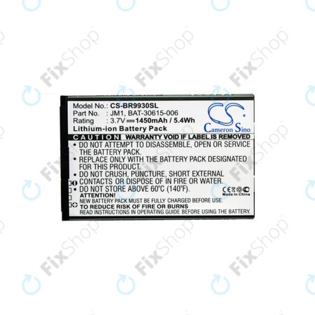 Blackberry Bold 9790, Bold Touch 9900 - Baterie BAT-30615-006 1450mAh HQ