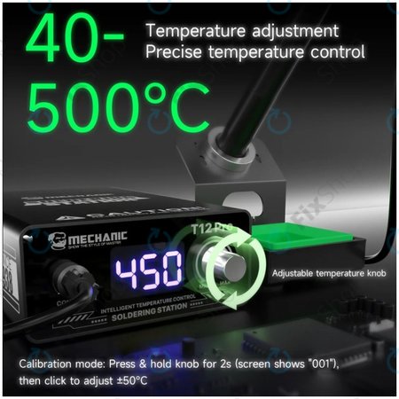 Mechanic T12 Pro - Digitální Pájecí Stanice (Black)