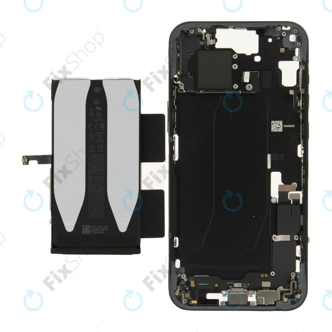 Střední Rám s Baterií pro iPhone 15 Plus | Black | ZD076-00674 | Genuine Apple