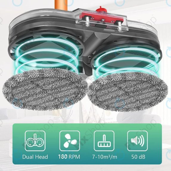Dyson V-series, Outsize - Elektrická Hlavica s Mopem a Nádržkou