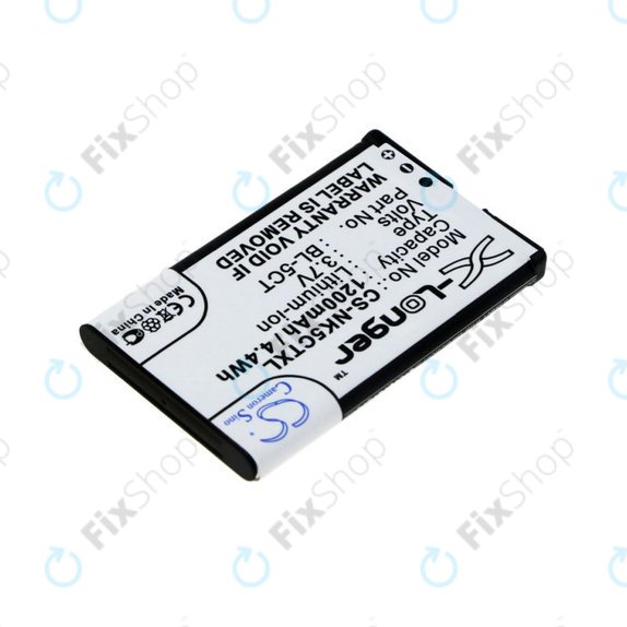 Baterie pro Nokia 5220, 5630, 6303, 6700, C5, 1200mAh, Li-Ion, 3.7V, BL-5CT, HQ