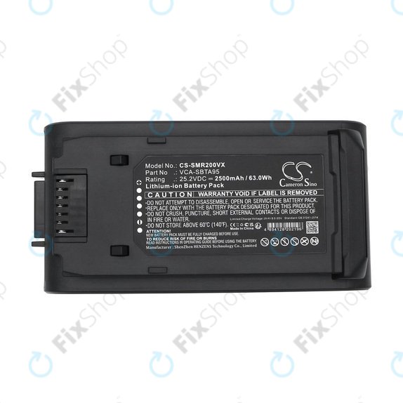Baterie pro Samsung Bespoke Jet, Bespoke Jet Complete, 2500mAh, Li-Ion, 25.2V, VCA-SBTA95, HQ