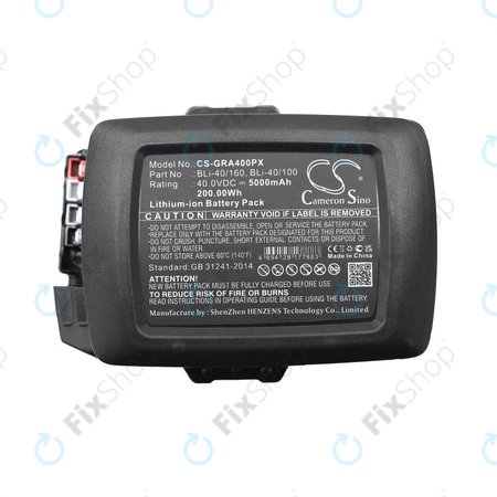 Baterie pro Gardena Powercut Li40/30, Powermax Li-40/41, 5000mAh, Li-Ion, 40V, BLi-40/160, BLi-40/100, HQ