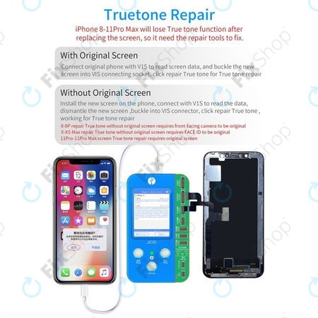 JC V1S - Multifunkční Programátor + LCD Board (iPhone 7 - 11 Pro Max)