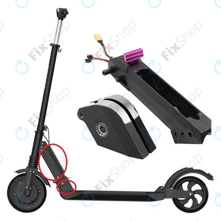 Kugoo S1, S1 Pro, S2, S3 - Set Skládacího Mechanismu s Kabeláží