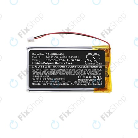 Baterie pro Jabra Pro 9400, 9450, 9460, 9465, 9470, 230mAh, Li-Pol, 3.7V, 14192-00, HQ