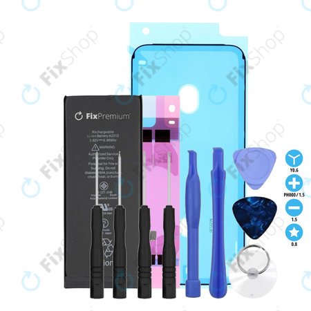 Apple iPhone 8 - Baterie 1821mAh FixPremium + Lepka pod Baterii + Lepka pod LCD + Set Nářadí - Multipack