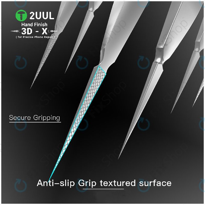 Přesná pinzeta, 3D-X ručně opracovaná, 2UUL TW02