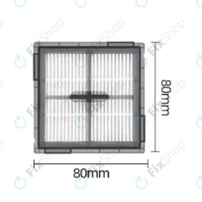 Xiaomi Roborock Q10-series, S8 Pro, S8 Pro Plus - HEPA filtr