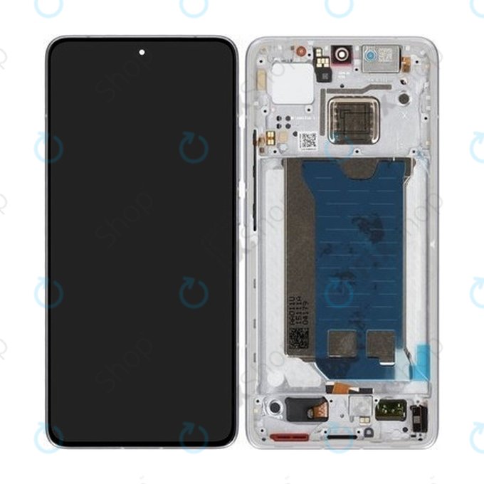 Xiaomi Poco F7 Pro 5G - LCD Displej + Dotykové Sklo + Rám (Silver) - 56002200O1100 Genuine Service Pack