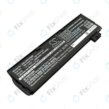 Baterie pro Lenovo ThinkPad P51, T470, T570, 4400mAh, Li-Ion, 11.1V, SB10K97581, HQ