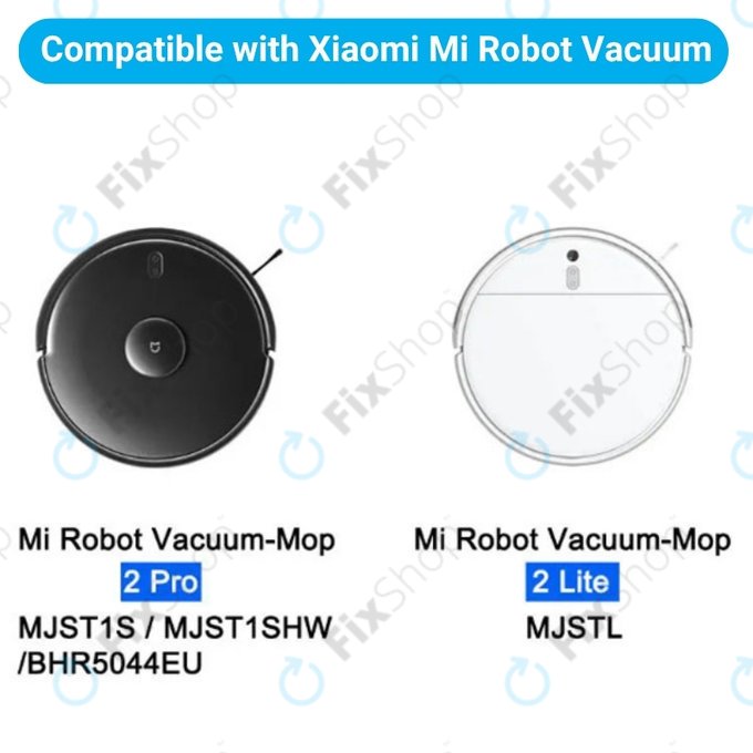Sada náhradních dílů pro Xiaomi Mi Robot Vacuum Mop 2 Pro, 2 Lite (2x Hlavní kartáč, 4x Filtr, 4x Boční kartáč)