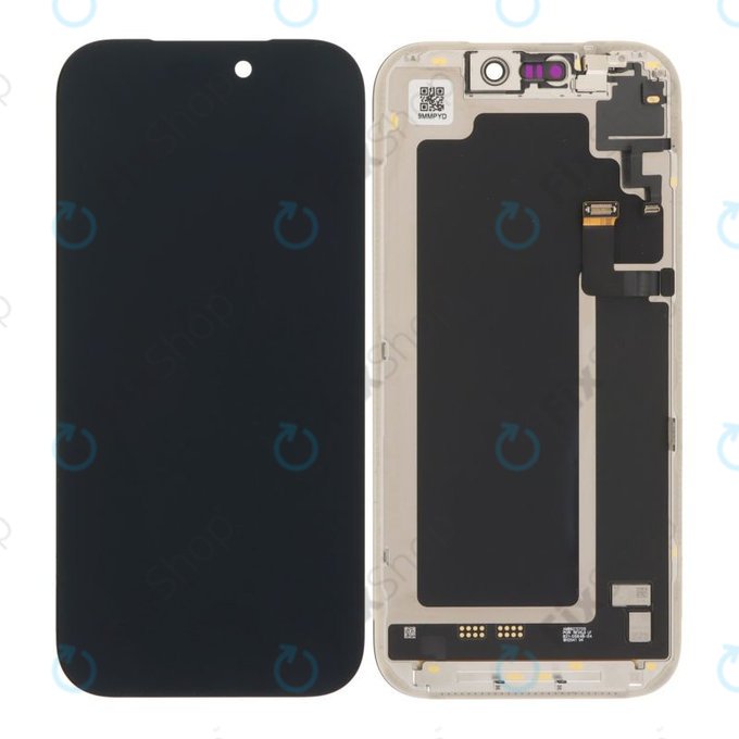 Displej Soft OLED 120Hz pro iPhone 17 Pro - Dotykové sklo + Rám, DIAGNOSTIC