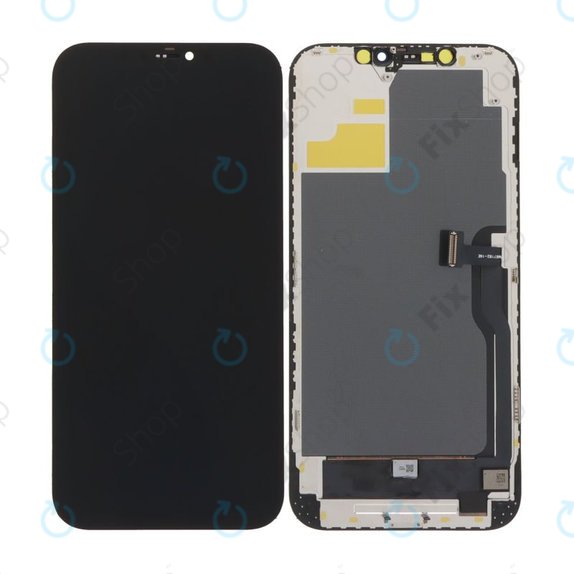 Displej Soft OLED pro iPhone 12 Pro Max - Dotykové sklo + Rám, DIAGNOSTIC