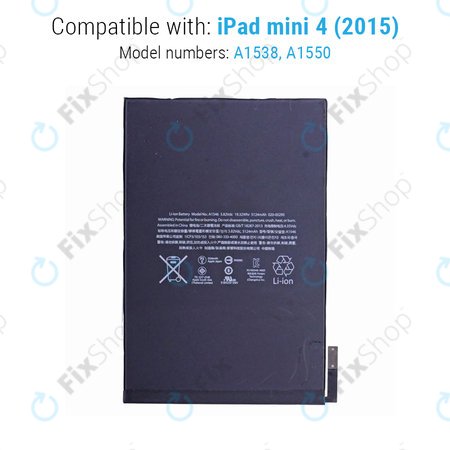 Apple iPad Mini 4 - Baterie 5124mAh