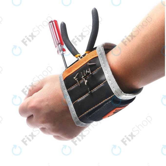 Jakemy JM-X5 - Magnetický Náramek na Šrouby, Hřebíky a Bity