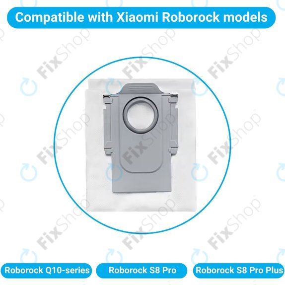 Sáček do vysavače, 4 ks pro Xiaomi Roborock Q10-series, S8 Pro, S8 Pro Plus