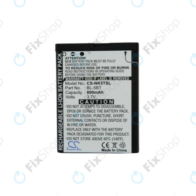 Nokia 2600 Classic - Baterie BL-5BT 800mAh HQ