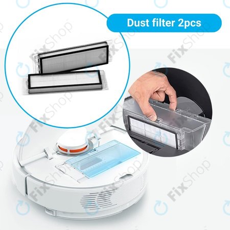 Xiaomi Roborock S5 Max, S6, S6 MaxV, S6 Pure, Xiaowa E3 - Standardní Set (Bílý)