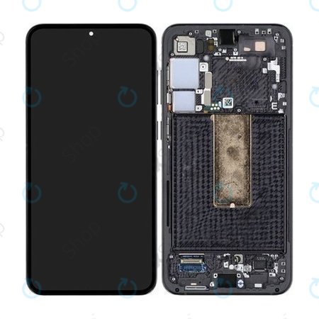 Samsung Galaxy S23 Plus S916B - LCD Displej + Dotykové Sklo + Rám (Phantom Black) - GH82-30478A, GH82-30476A, GH82-30477A Genuine Service Pack