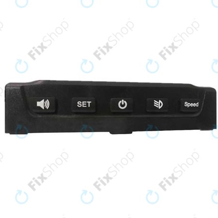 Kugoo S1, S1 Pro, S2, S3 - Set Přístrojové Desky (Plastový Kryt Displeje, Páčka Akcelerátoru, Brzdy, Kryt LED Světla)