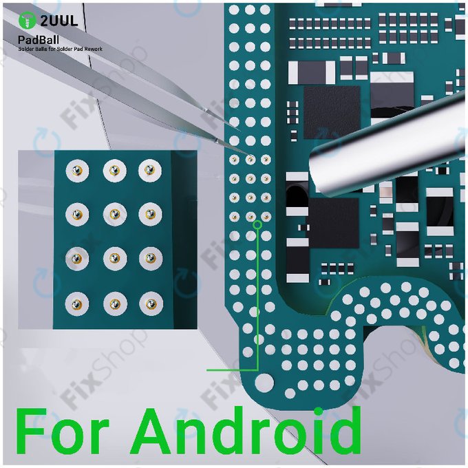 Pájecí kuličky pro Android, 2UUL PB02