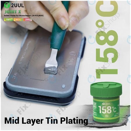 Pájecí pasta, nízkoteplotní, 2UUL FS158, (158C)