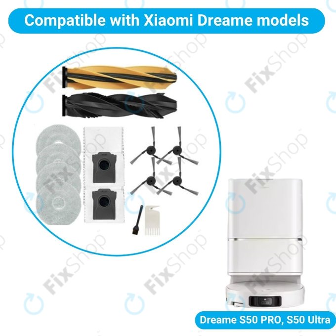 Xiaomi Dreame S50 PRO, S50 Ultra - Kompletní set