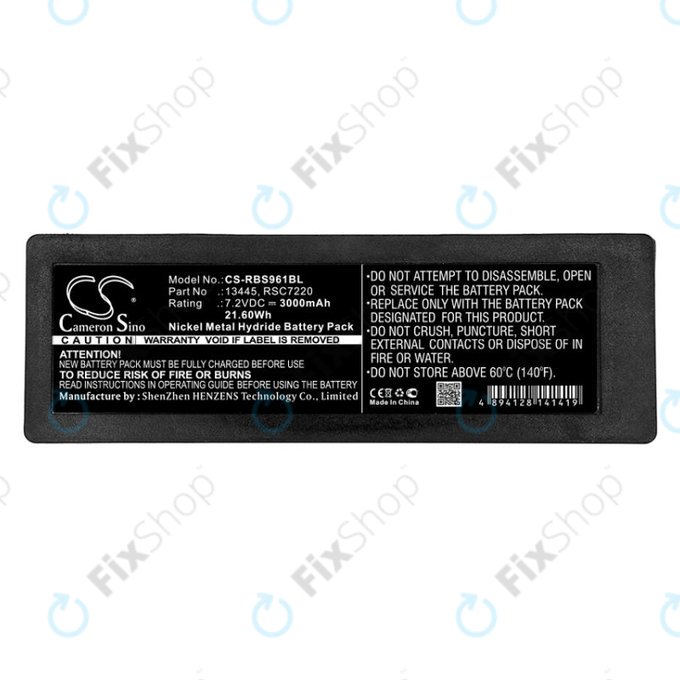 Baterie pro Scanreco 590, Cifa, Effer, 3000mAh, Ni-MH, 7.2V, RSC7220, HQ