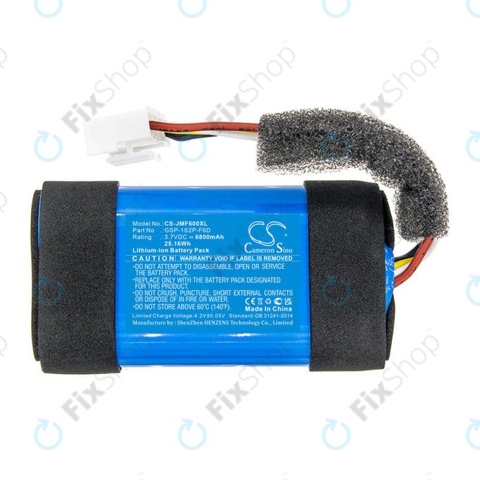 Baterie pro JBL Flip 6, 6800mAh, Li-Ion, 3.7V, GSP-1S2P-F6D, HQ