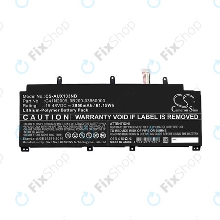Baterie pro Asus ROG Flow X13 GV301QE-K6008, 3950mAh, Li-Pol, 15.48V, C41N2009, HQ