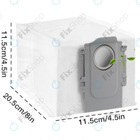 Xiaomi Roborock Qrevo Curv, Qrevo Edge, S8 MaxV Ultra, S8 Max Ultra, Saros 10, Saros 10R, QV-series - Sáček do vysavače