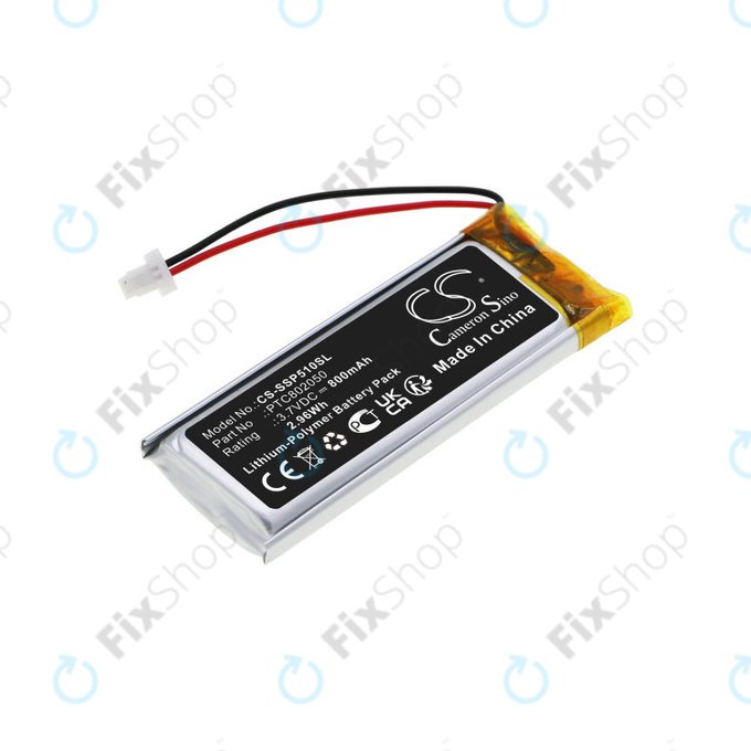 Baterie pro Sena Gt-Air II, J-Cruise II, Shoei Neotec II, SRL-01, SRL2, 800mAh, Li-Pol, 3.7V, PTC802050, HQ