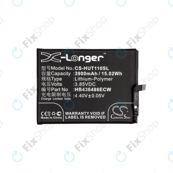 Huawei Mate 10 Lite, Mate 10 Pro, Mate 20, Nova 2i, P20 Pro, Honor View 20 - Baterie HB436486ECW 3900mAh HQ