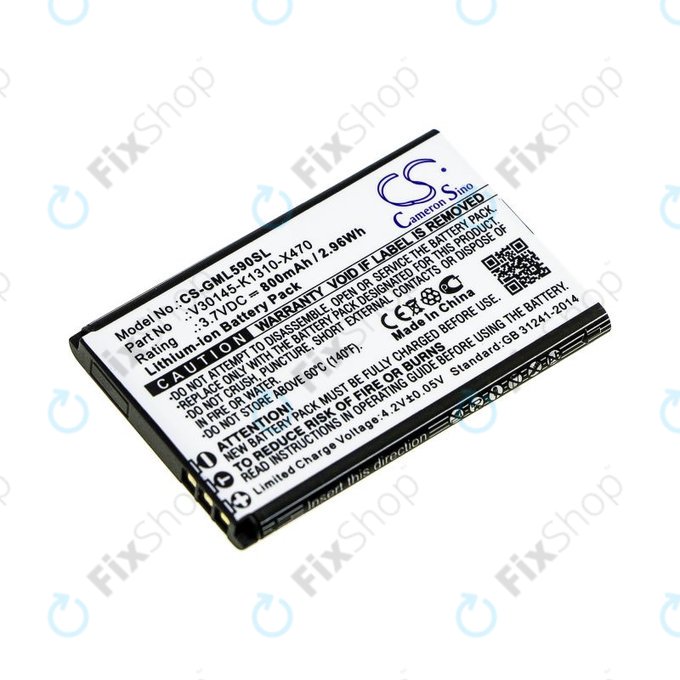 Baterie pro Saiet Lumina, Ready, Single, Brondi Amico Favoloso, Gigaset GI390, 590, 800mAh, Li-Ion, 3.7V, V30145-K1310-X470, HQ