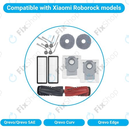 Xiaomi Roborock Qrevo, Qrevo Curv, Qrevo Edge, Qrevo 5AE - Kompletní set